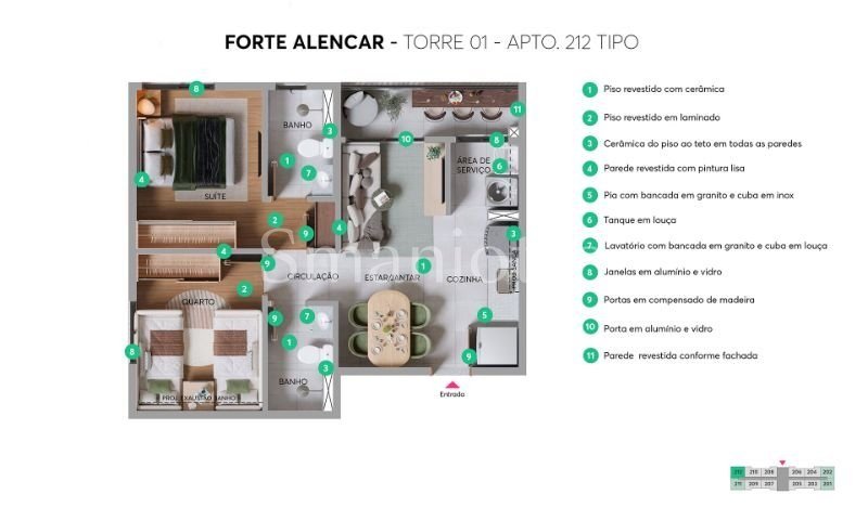 Forte Alencar MRV - Apartamento à Venda - Cajazeiras - Fortaleza