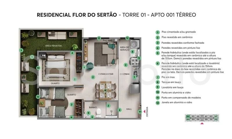Residencial Flor do Sertão MRV Na Jacarecanga Fortaleza