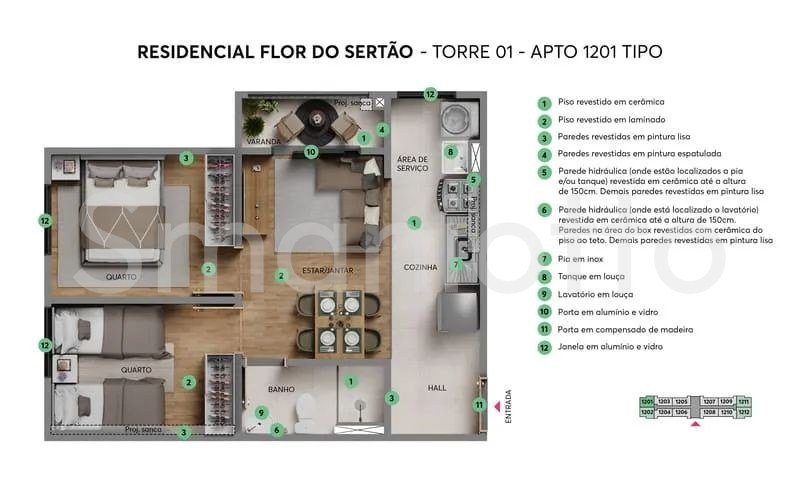 Residencial Flor do Sertão MRV Na Jacarecanga Fortaleza