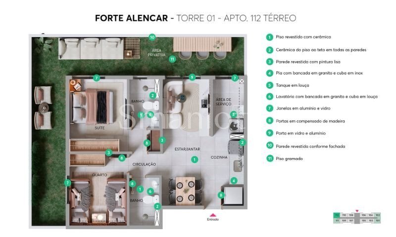 Forte Alencar MRV - Apartamento à Venda - Cajazeiras - Fortaleza