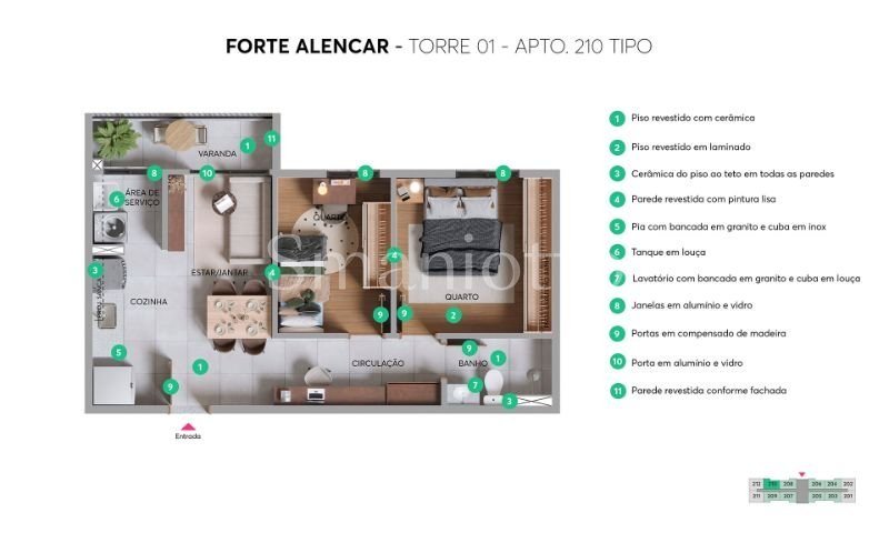 Forte Alencar MRV - Apartamento à Venda - Cajazeiras - Fortaleza