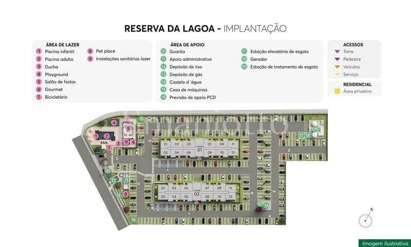 Reserva da Lagoa - Apartamento à Venda no Passaré