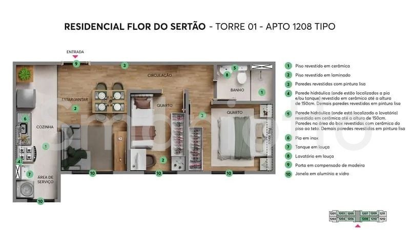 Residencial Flor do Sertão MRV Na Jacarecanga Fortaleza