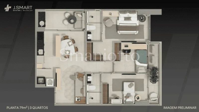 J.Smart Design Meireles - Apartamento à venda no Meireles